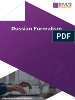 Russian Formalism 20