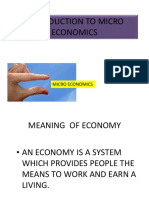 Introduction To Economics