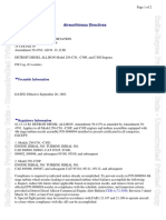 Airworthiness Directives: Header Information