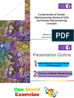 PCW 9.10.2020 2.review of Gender Mainstreaming Concepts