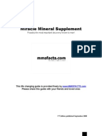 Miracle Mineral Supplement Guide