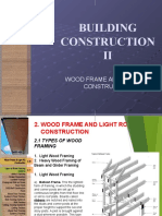 Building Construction II: Wood Frame and Light RC Construction