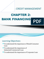 Fin368: Credit Management: Bank Financing