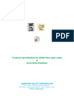 TS Technical Specification For OPGW Fibre Optic Cable