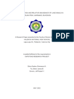 Species Distribution and Relative Abundace of Land Snails in Mt. MusuanMaramag Bukidnon.