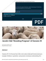 Jacob's Odd "Breeding Program" of Genesis 30 - Answers in Genesis