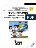Tvl-Ict-Css: Quarter 2 - Module 1-4: Setting Up Computer Servers