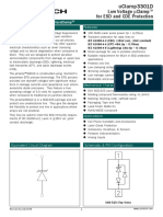 Low Voltage Clamp For ESD and CDE Protection: Protection Products Protection Products - Microclamp Description Features