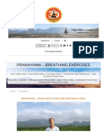 Pranayama - Breathing Exercises: Register Login