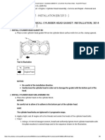 Cylinder Head Gasket - Installation (08 - 2013 - ) (Cylinder Head Assembly) - Toyota Sienna 3.5lts