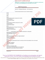 Bio Past Paper MCQS