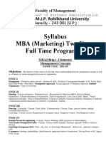 MKTG MBA Syllabus