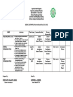 Science Action Plan