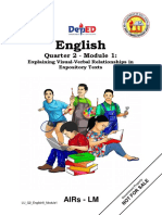 English: Quarter 2 - Module 1