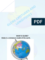 Globe Latitudes and Longitudes