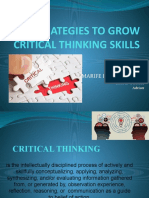 Strategies To Grow Critical Thinking Skills