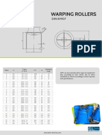 Warping Roller (With Pedestal) DIN 81907