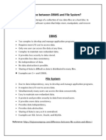 DBMS VS File System