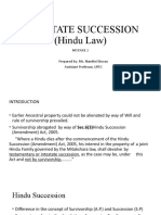 Module 2 Hindu Intestate Succession