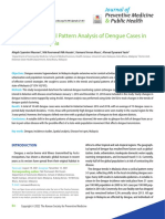 Trend and Spatial Pattern Analysis of Dengue Cases in Northeast Msia