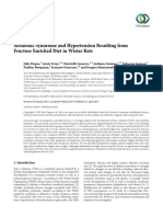 Dupas 2017 MS and Hypertension Resulting From Fructose Enriched Diet in Wistar Rats