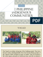 The Philippine Indigenous Communities
