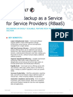 Remote Backup As A Service Solutions Brief