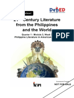 21st Century Literature Module 3 American Period