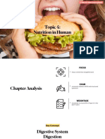 (BIO) Chapter 4 - Nutrition in Human