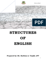 Module in Structures of English 1