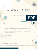 EFP Noun Clause