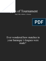 Types of Tournament