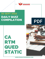 30-Sept-2022 Daily Quiz Compilation CA-RTM-QUED-STATIC