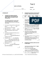 Focus4 2E Cumulative Test 2 Units1-4 GroupB