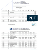 Tomas Oppus Campus MidTerm Exam Schedule