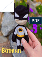 Crochet Batman PDF Amigurumi Free Pattern