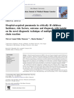 Hospital-Acquired Pneumonia in Critically Ill Children: Incidence, Risk Factors, Outcome and Diagnosis With Insight On The Novel Diagnostic Technique of Multiplex Polymerase Chain Reaction