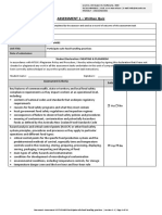 Assessment 1 SITXFSA002 Participate Safe Food Handling Practices