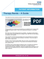 Therapy Bands - A Guide: Patient Information