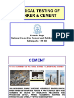 Physical Testing of Clinker & Cement