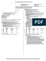 Injection Pump Specification ©