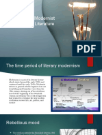 Modernist Literature - Arselona Petku