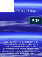 Sales Forecasting