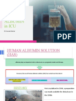 ALbumin in Icu