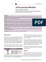 Burst Abdomen A Post-Operative Morbidity