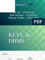 Keys in Database Management System