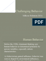 Defining Challenging Behavior by Milkyas Solomon