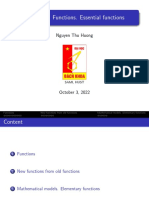 Chapter 1: Functions. Essential Functions: Nguyen Thu Huong
