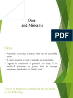 Ores and Minerals