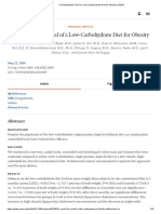 A Randomized Trial of A Low-Carbohydrate Diet For Obesity - NEJM